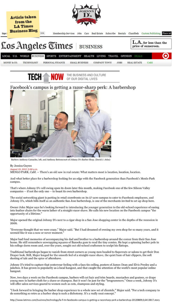 LA Times Barber Shop Review